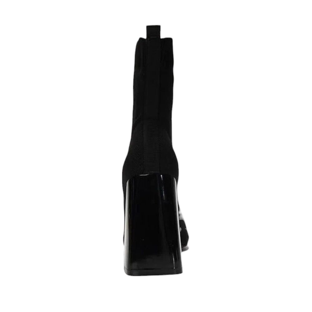 NEW Cape Robbin Faina Black Sock Bootie Women’s Size 8.5 Heels Pointy Toe Boots - Picture 16 of 16